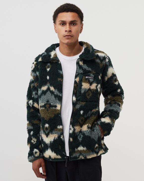 Columbia Winter Pass Print Fleece Full Zip Green BSTN Store