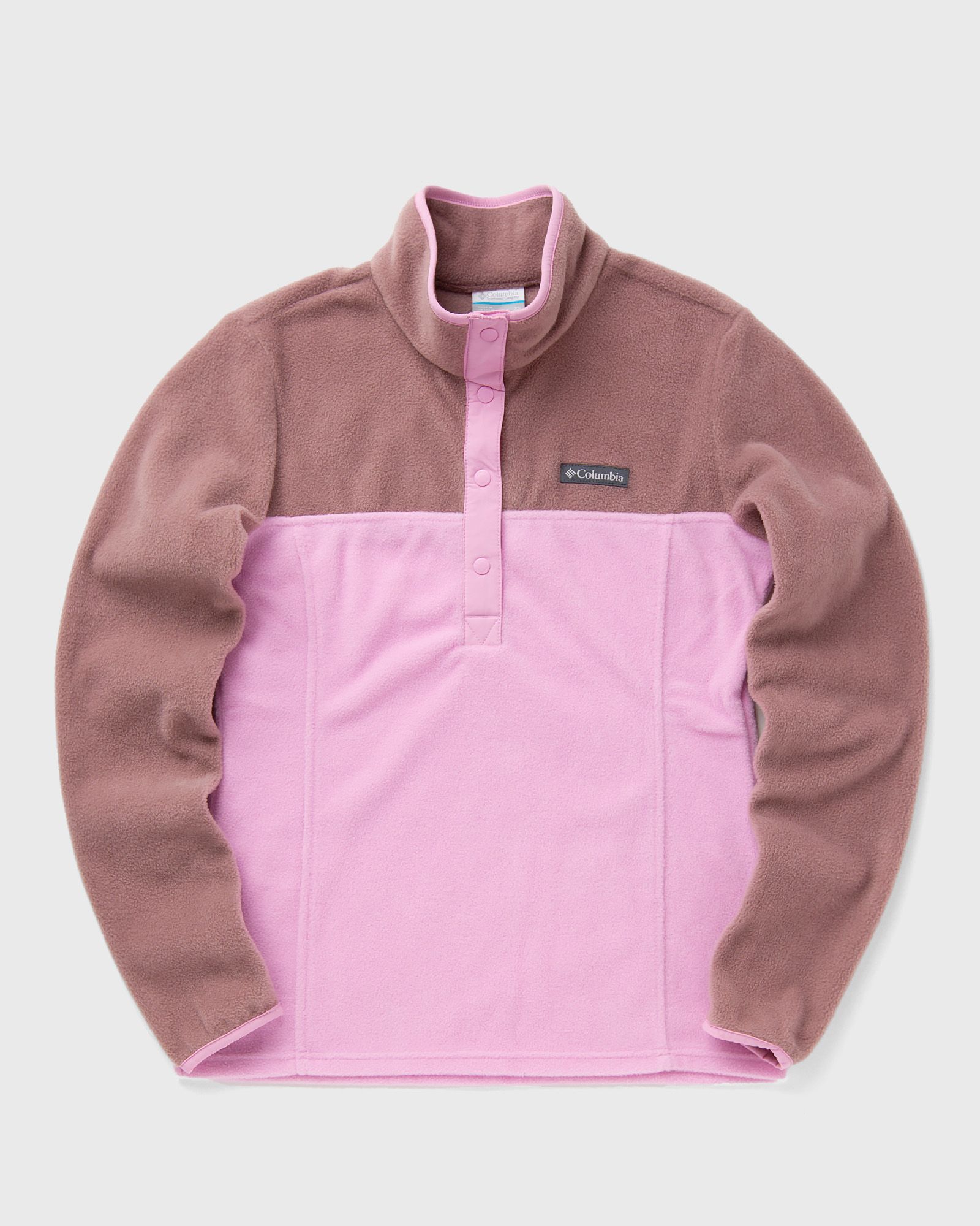 Columbia - benton springs 1/2 snap pullover women half-zips pink in größe:xs