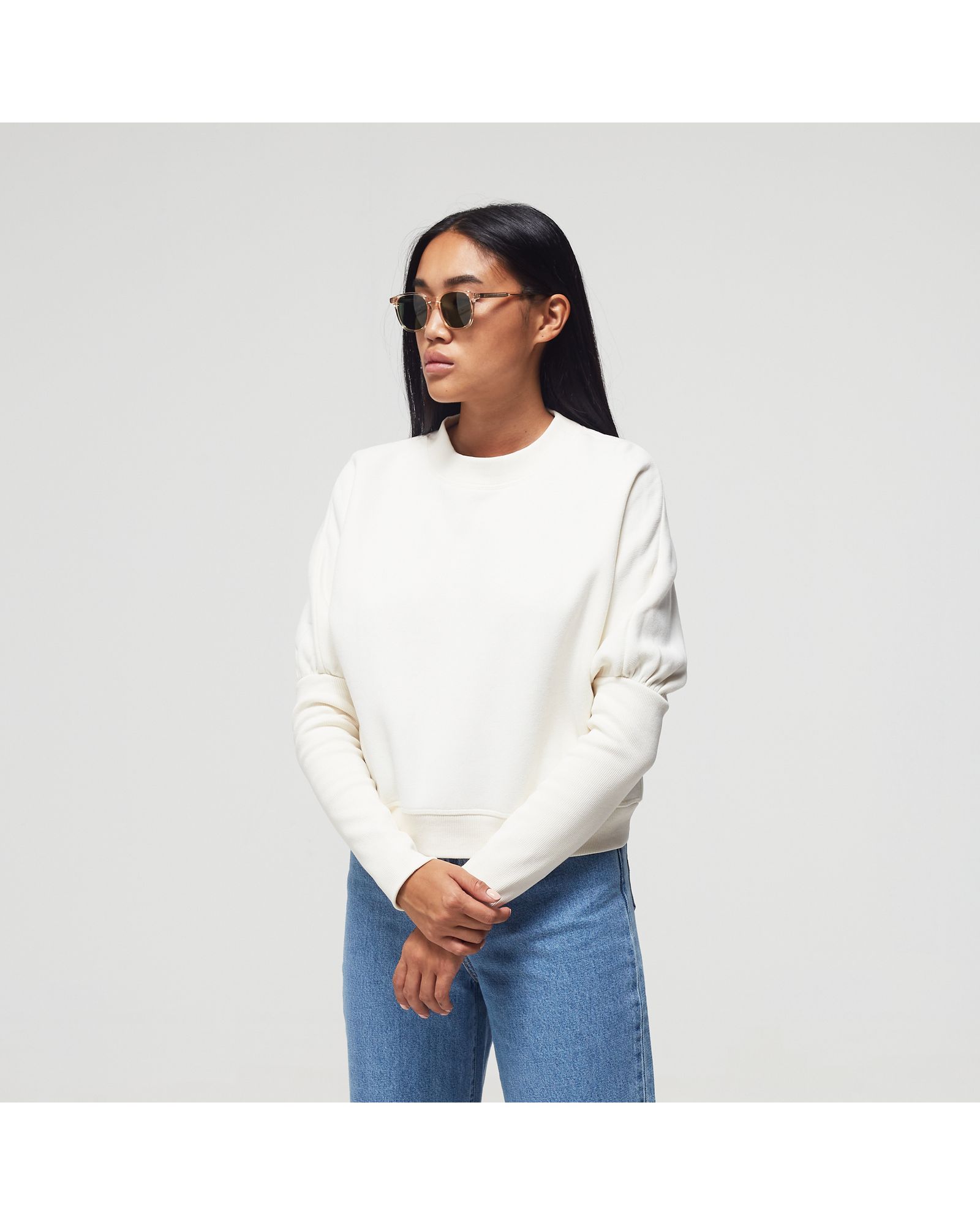 WMNS LEVI´S MADE & CRAFTED TODDY FLEECE PRISTINE SWEATSHIRT