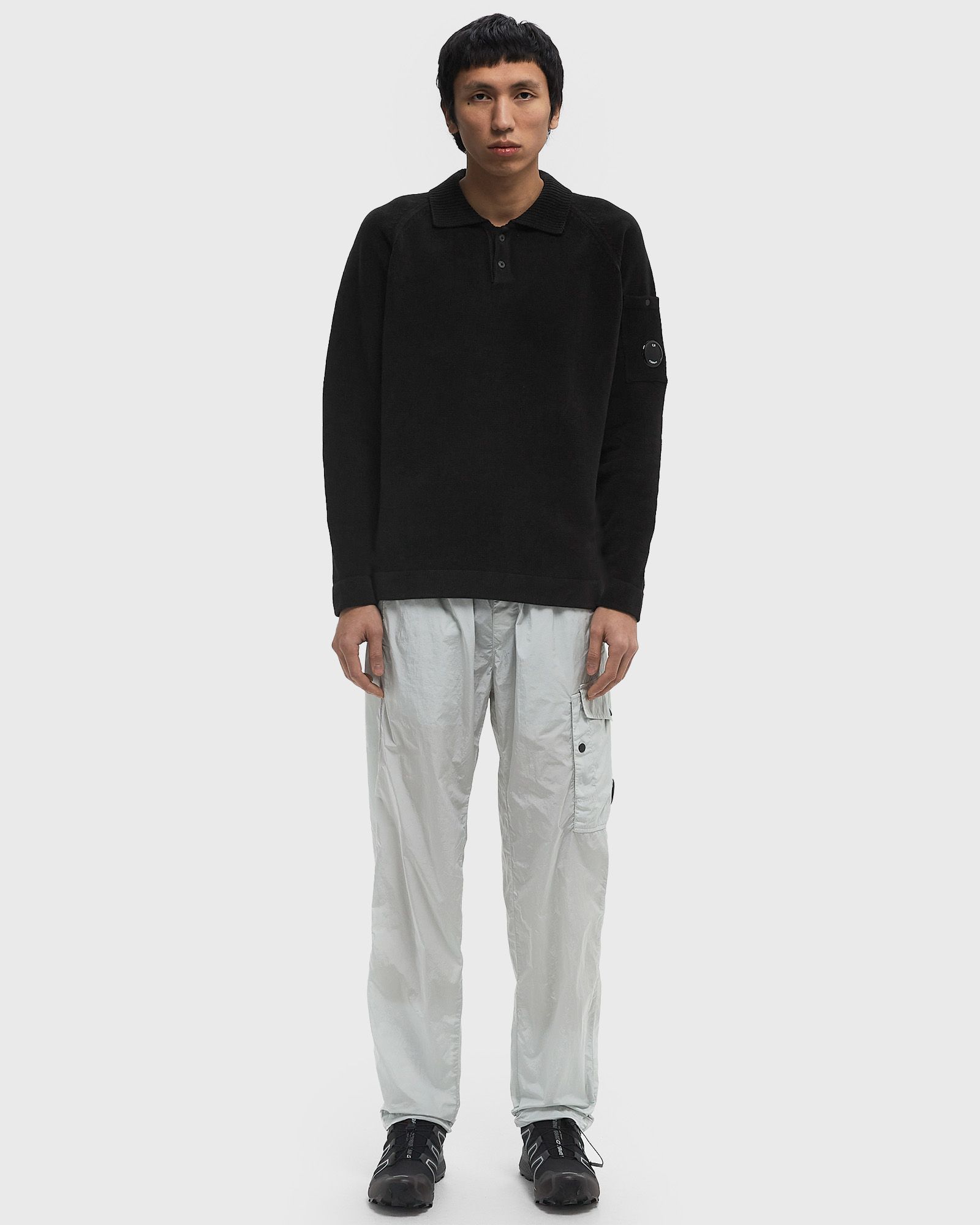 CHENILLE COTTON POLO KNIT