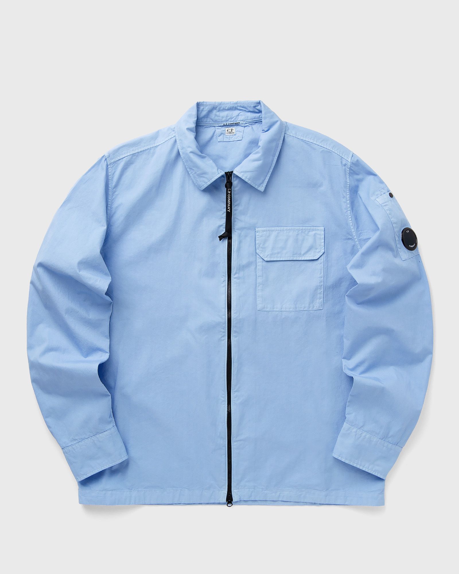 ORGANIC GABARDINE FULL ZIP OVERSHIRT