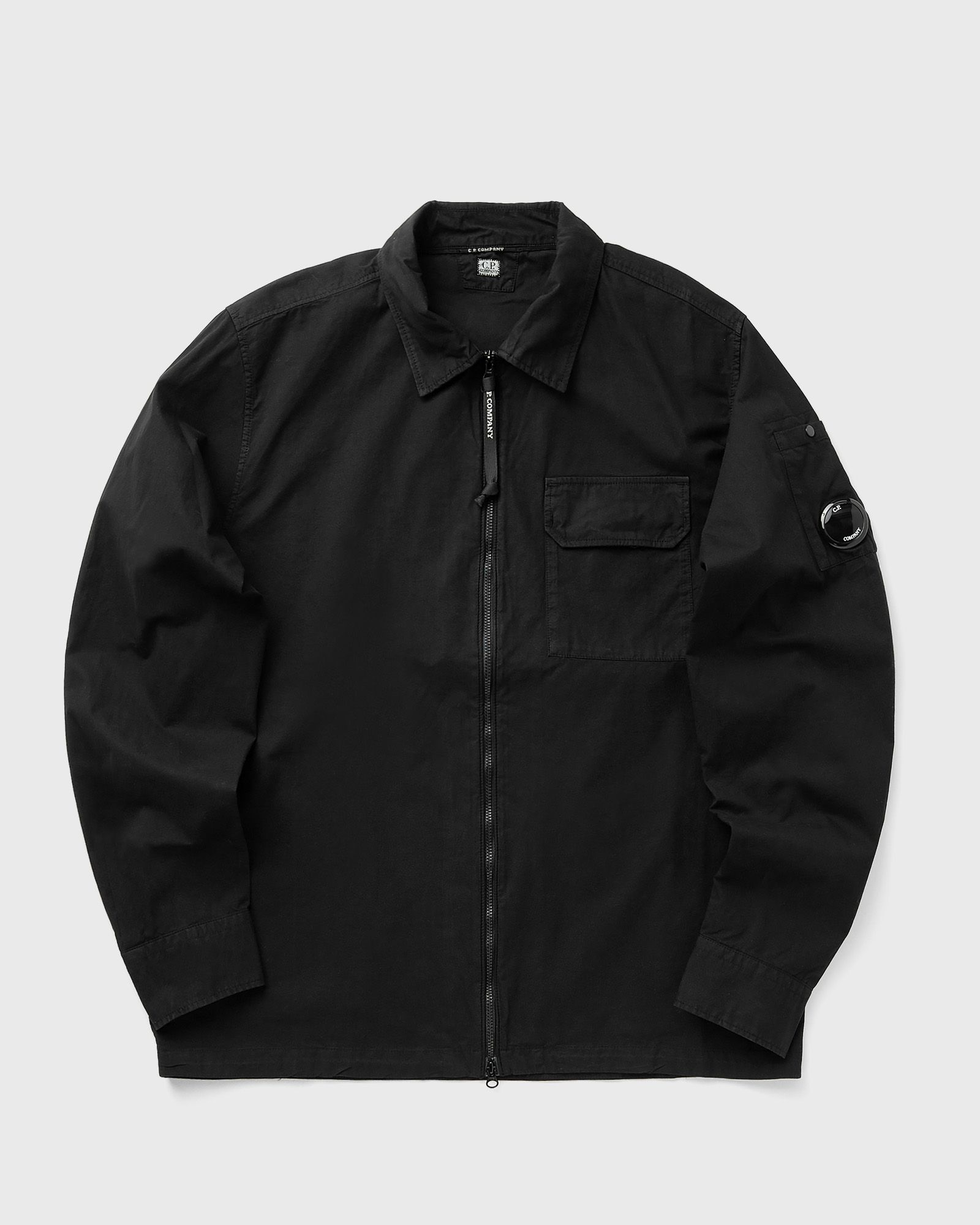 ORGANIC GABARDINE FULL ZIP OVERSHIRT