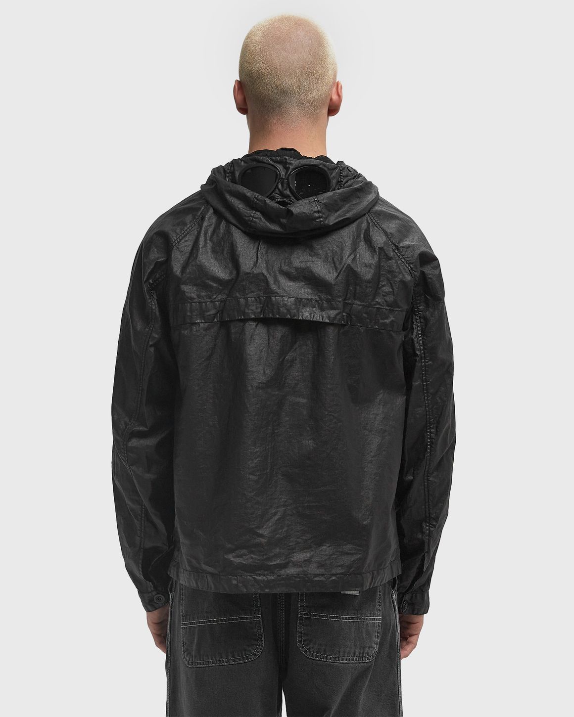 C.P. Company LINO WAX GOGGLE JACKET Black | BSTN Store
