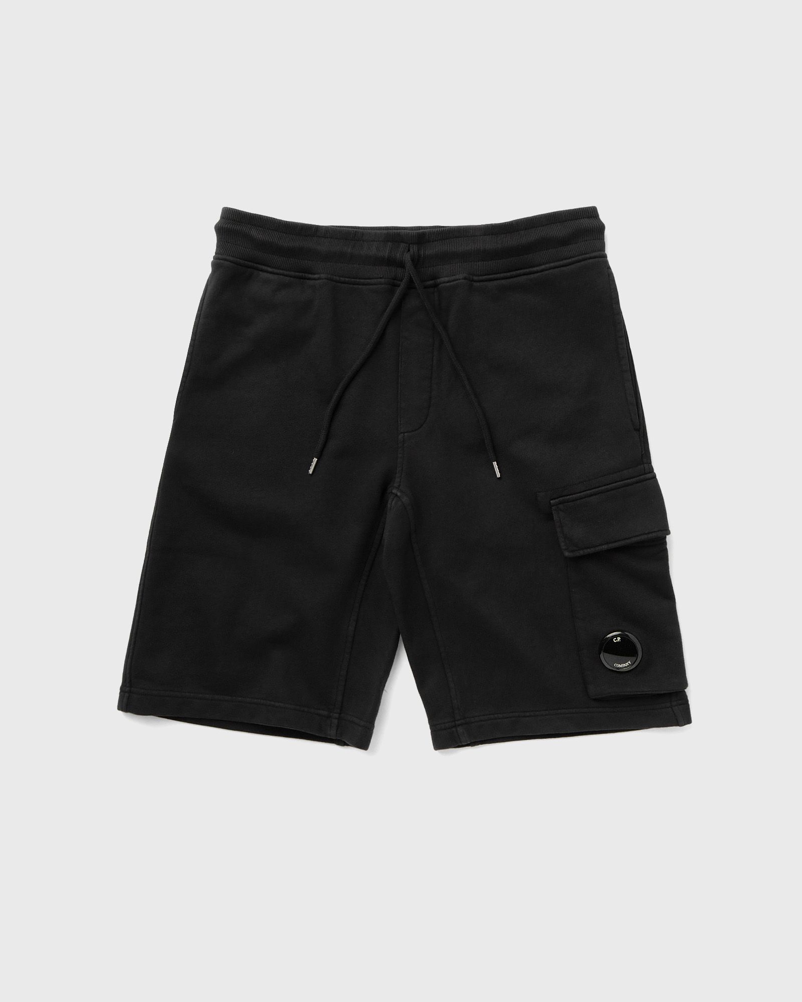 COTTON DIAGONAL FLEECE LOGO SHORTS