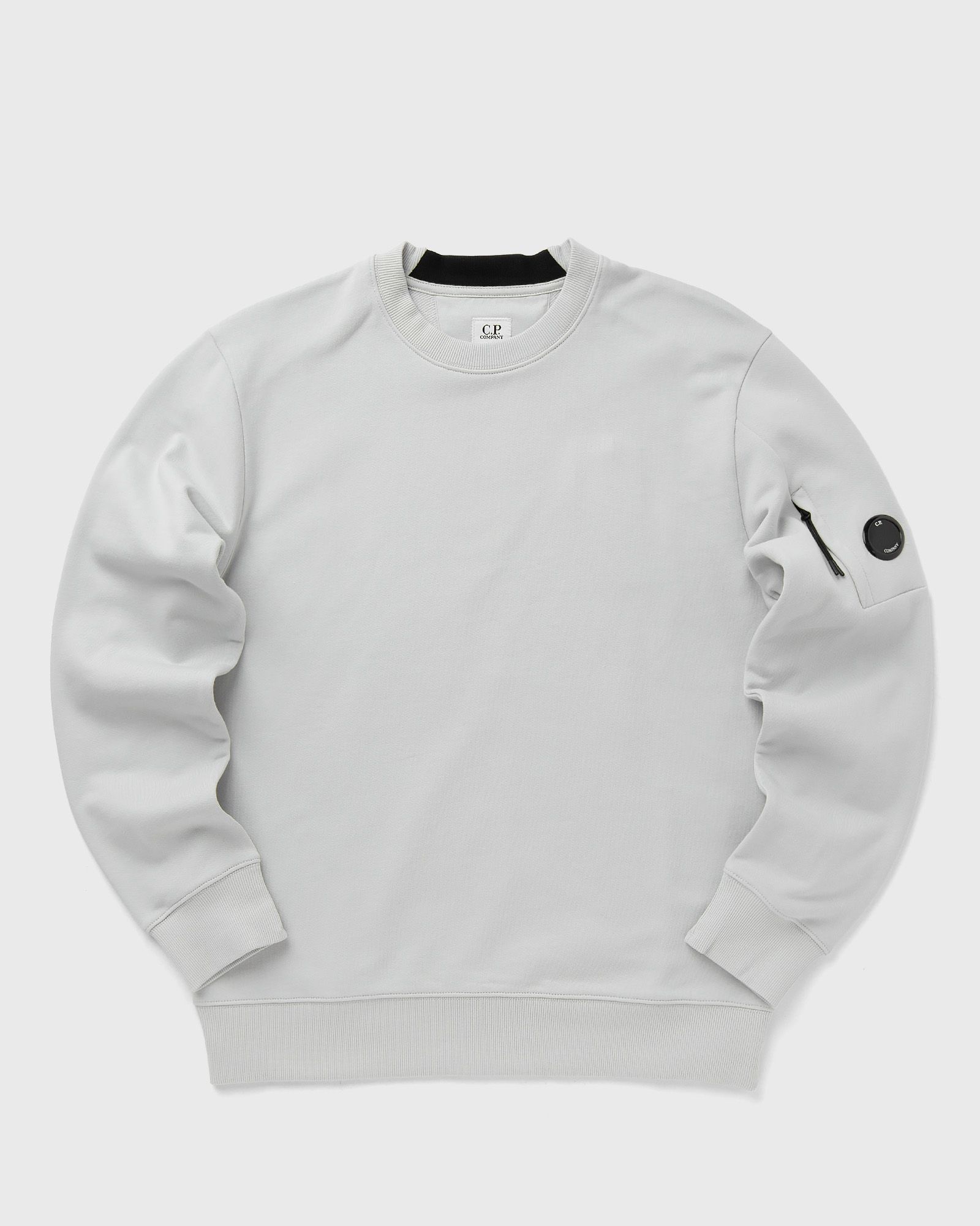 DIAGONAL RAISED FLEECE CREW NECK LENS SWEATSHIRT