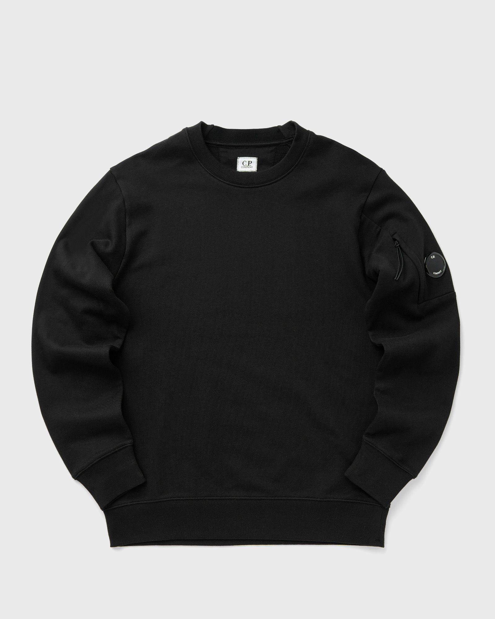 DIAGONAL RAISED FLEECE CREW NECK LENS SWEATSHIRT