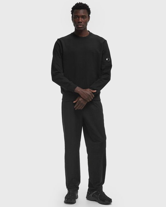DIAGONAL RAISED FLEECE CREW NECK LENS SWEATSHIRT