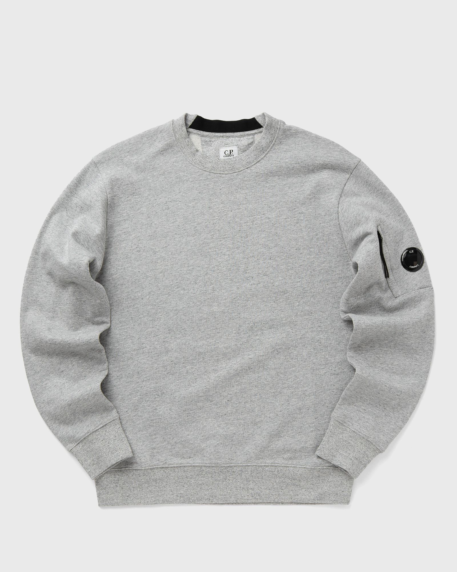 DIAGONAL RAISED FLEECE CREW NECK LENS SWEATSHIRT