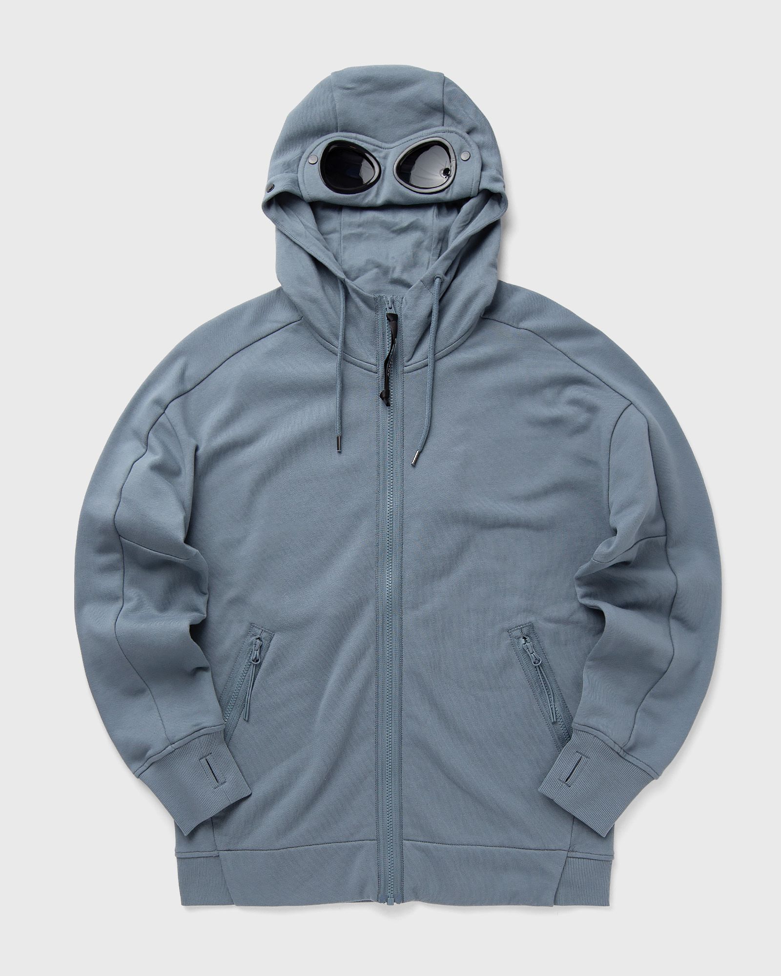 nn cpcompany C.P. Company DIAGONAL RAISED FLEECE GOGGLE ZIPPED HOODED