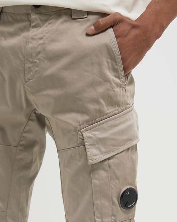 SATEEN STRETCH CARGO LENS PANTS