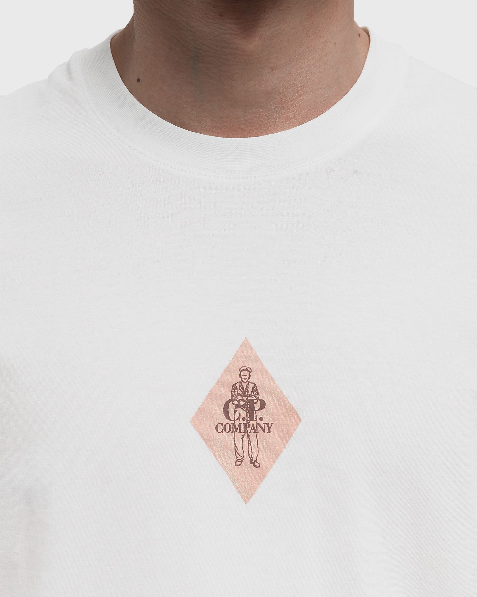 30/1 JERSEY FRONT AND BACK LOGO T-SHIRT