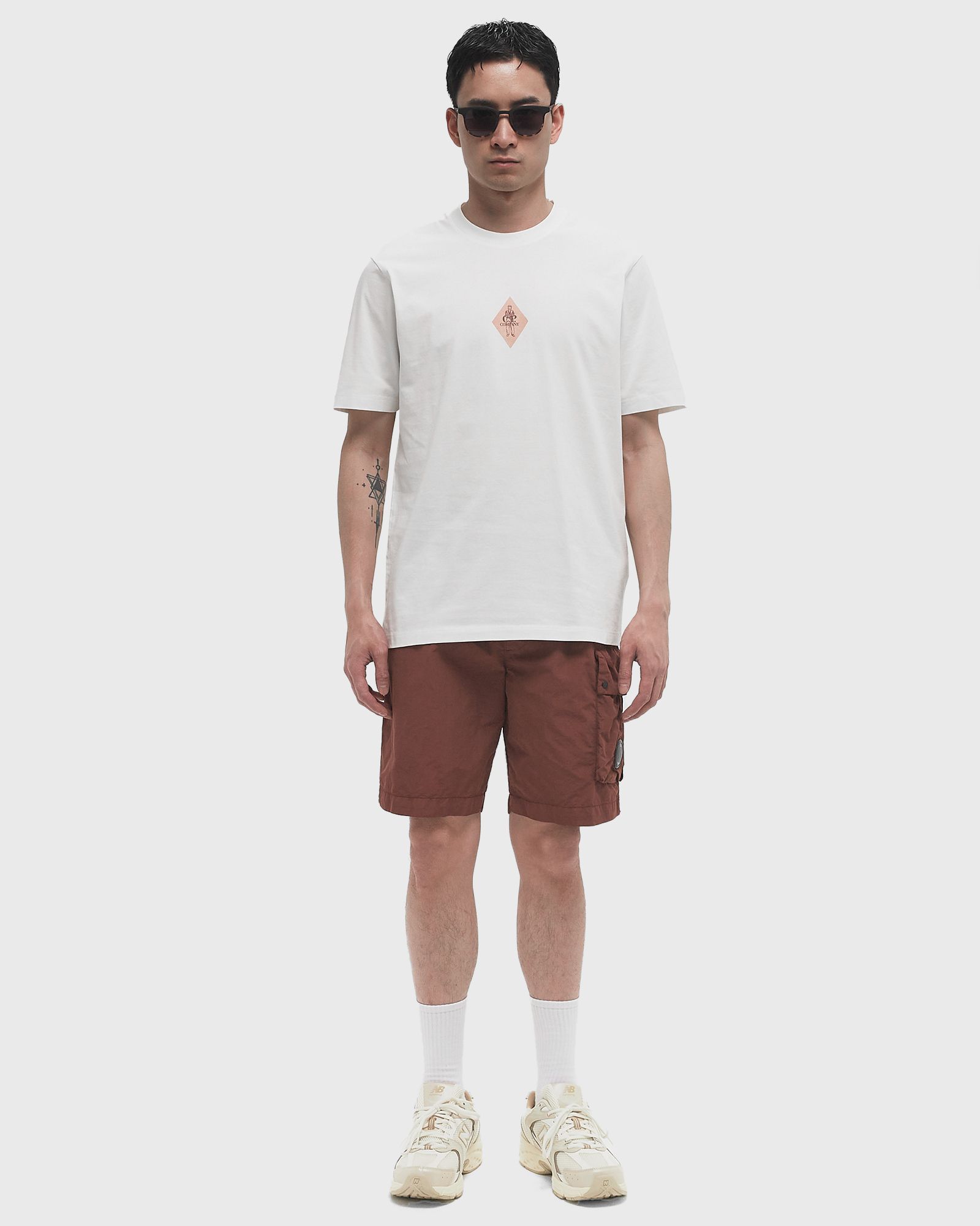 30/1 JERSEY FRONT AND BACK LOGO T-SHIRT