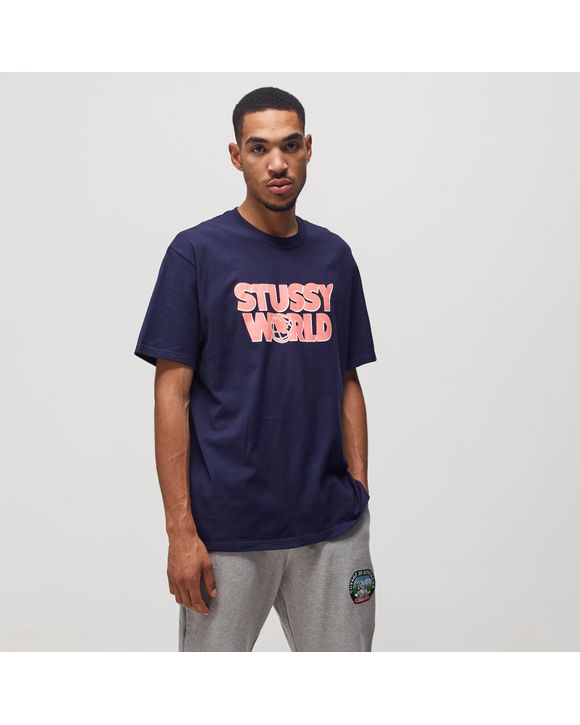 Stussy world discount t shirt