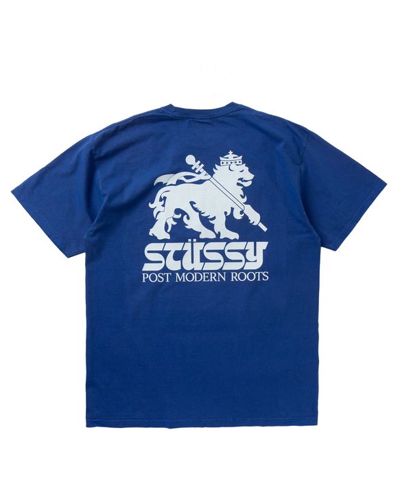 Stussy POST MODERN ROOTS PIG DYED TEE Blue | BSTN Store