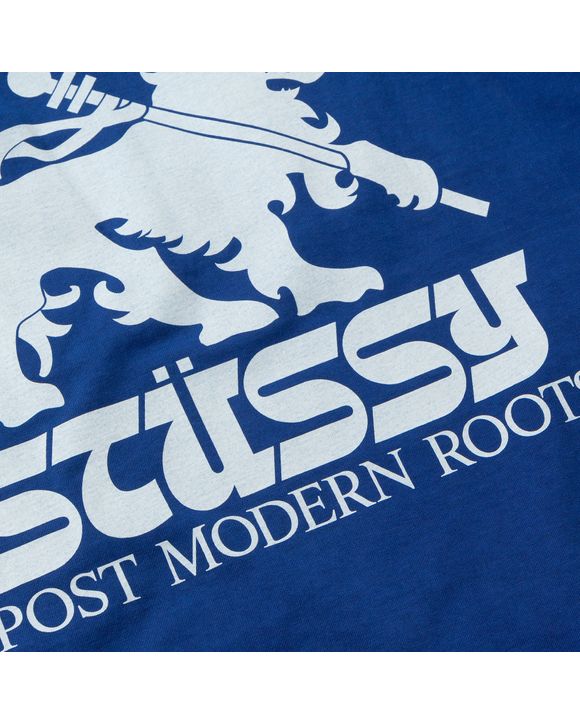 Stussy POST MODERN ROOTS PIG DYED TEE Blue | BSTN Store