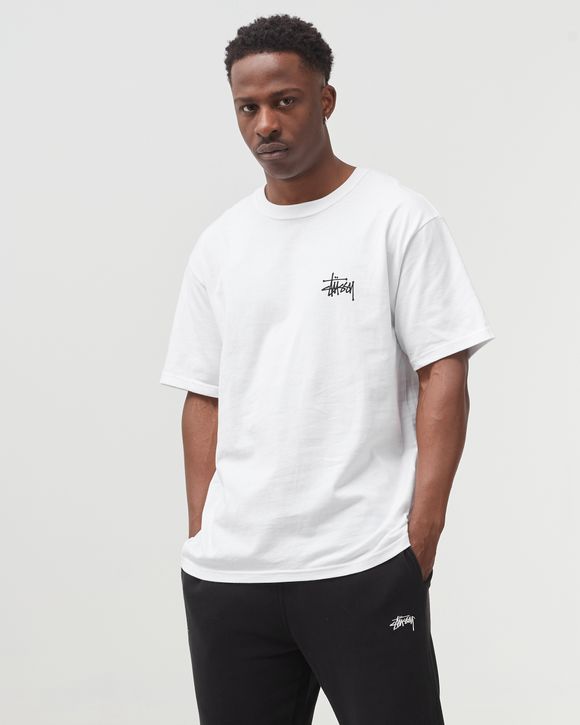 Stussy white discount basic tee