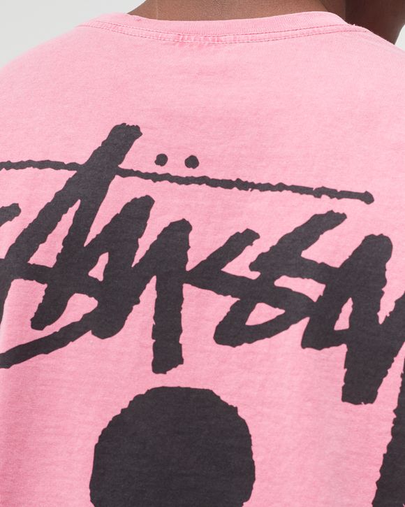 Stussy CLUB PIGMENT DYED TEE Pink | BSTN Store