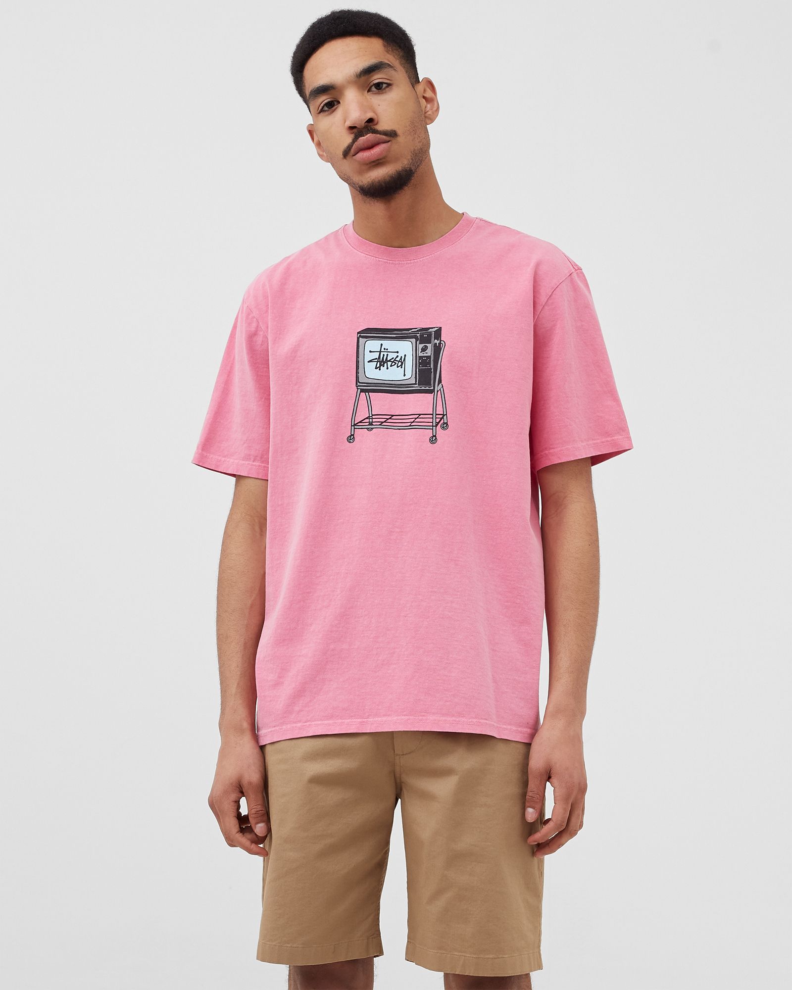 Rolling Tv Pig. Dyed Tee