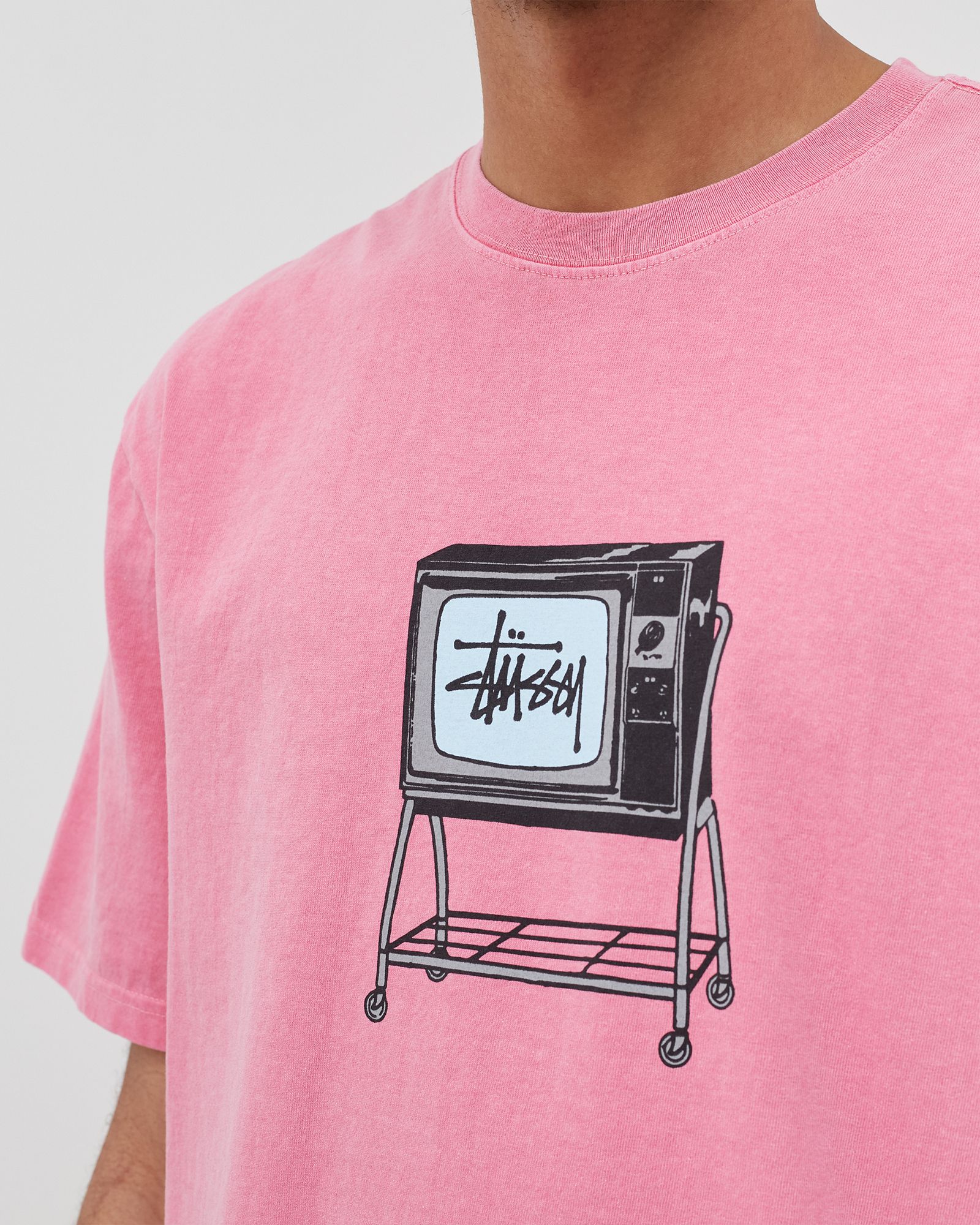 Rolling Tv Pig. Dyed Tee