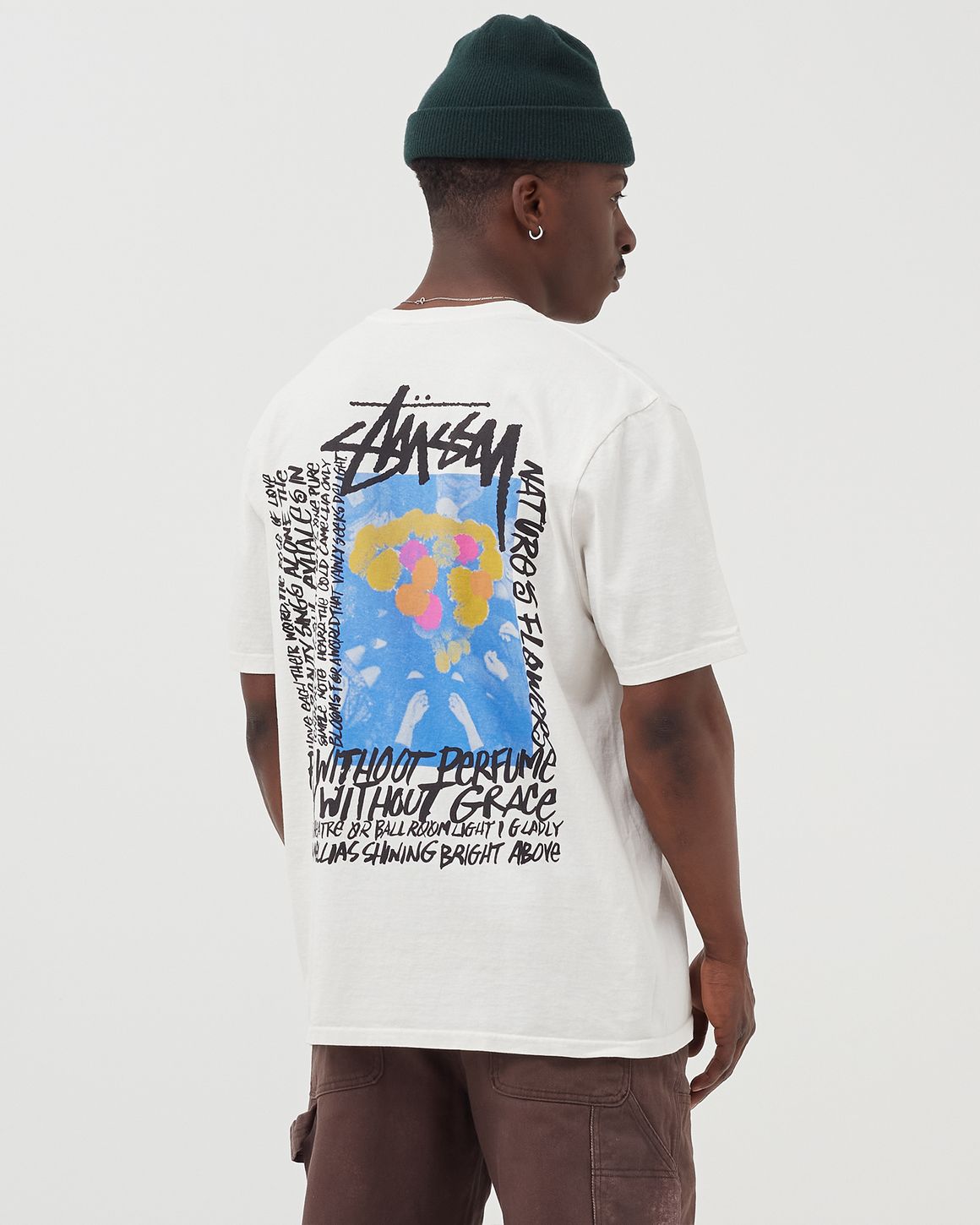 ★関税込★Stussy★Stussy Camellias Pig. Dyed T-Shirt Natural Stüssy - Camellias Dyed T-shirt | HBX - Globally Curated