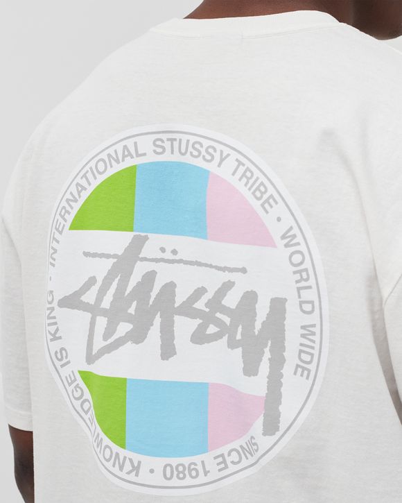 Stussy Classic Dot Pig. Dyed Tee White | BSTN Store