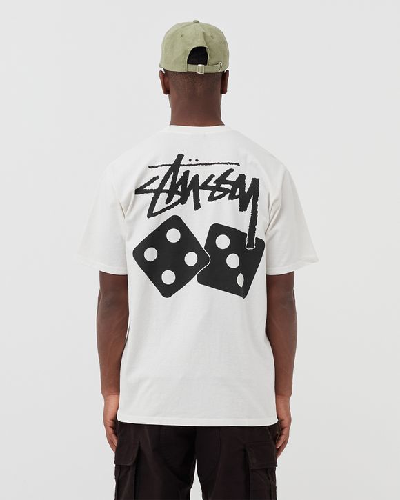 Stussy Dice Pig. Dyed Tee White | BSTN Store