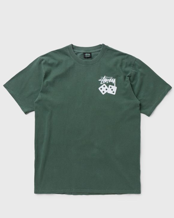Stussy Dice Pig. Dyed Tee Green | BSTN Store