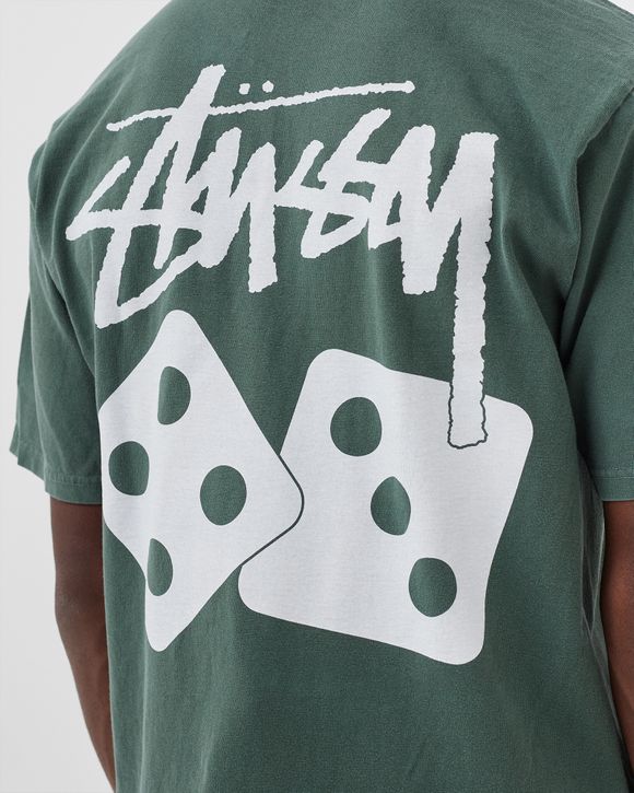 Stussy Dice Pig. Dyed Tee Green | BSTN Store