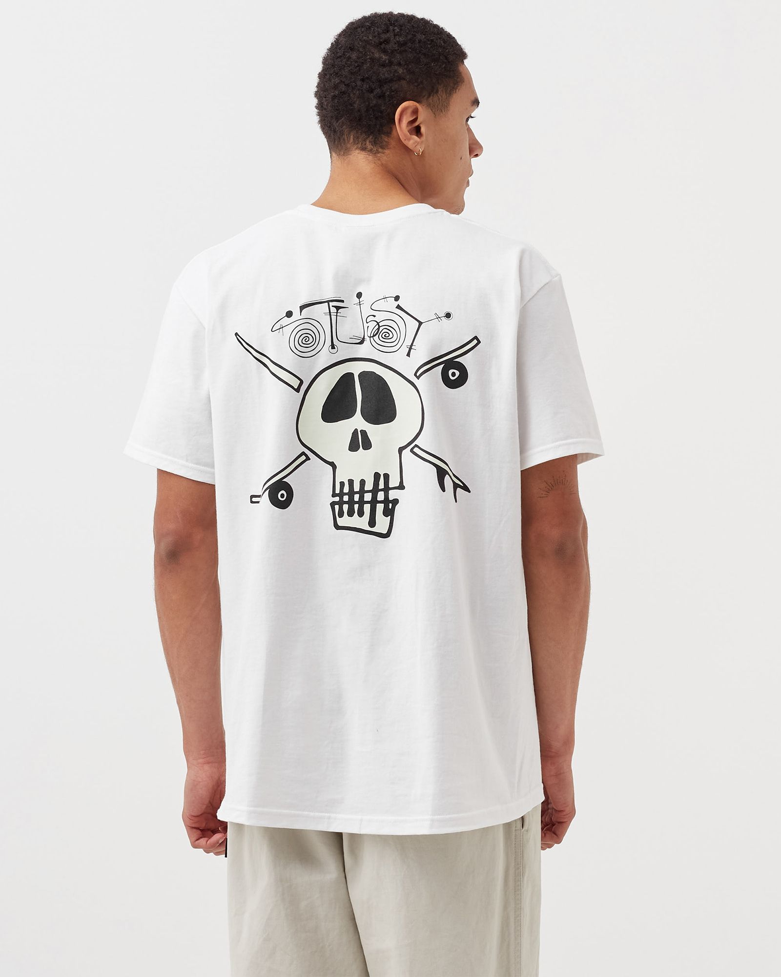 トップス Stussy - SURF SKATE SKULL TEE Surf Skate Skull T-Shirt – Premier