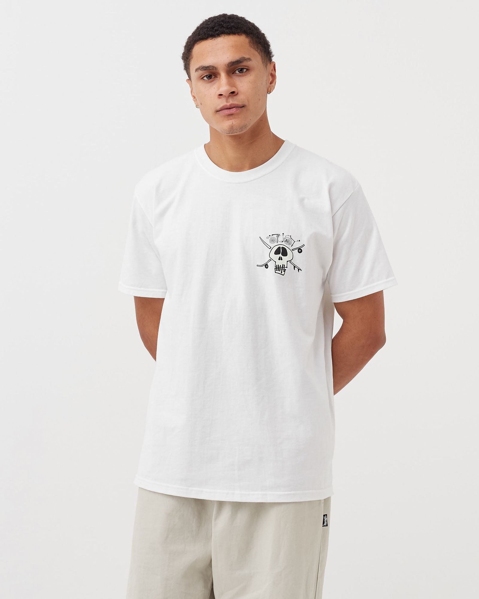 トップス Stussy - SURF SKATE SKULL TEE Surf Skate Skull T-Shirt – Premier