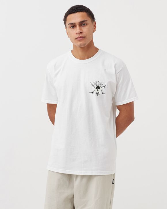 Stussy Surf Skate Skull Tee White - white