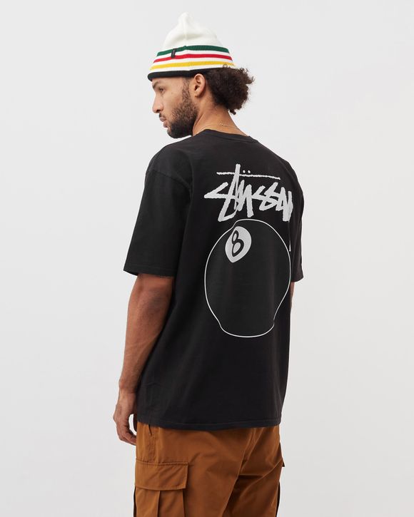 Stussy 8 Ball Pigment Dyed Tee Black - black