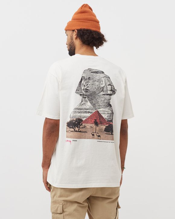 Stussy Sphinx Pigment Dyed Tee White - natural