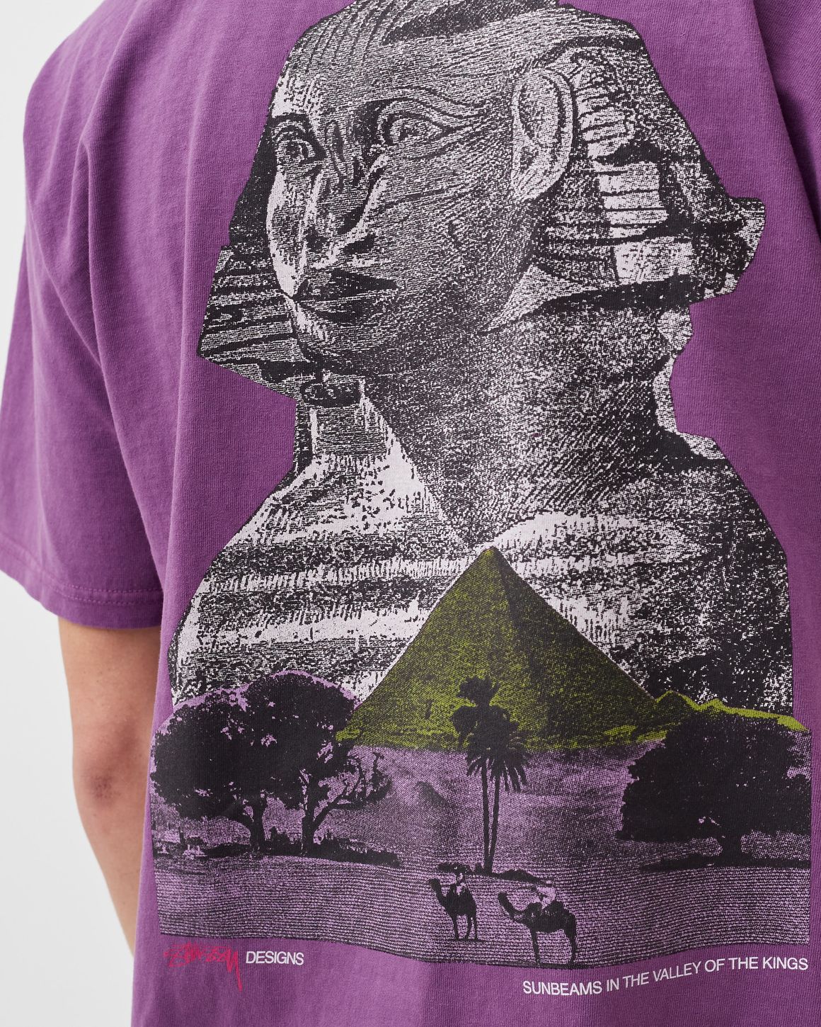 ★韓国の人気★【STUSSY】★SPHINX TE.E★MAUVE★ Stussy Sphinx Pig. Dyed Tee Purple | BSTN Store