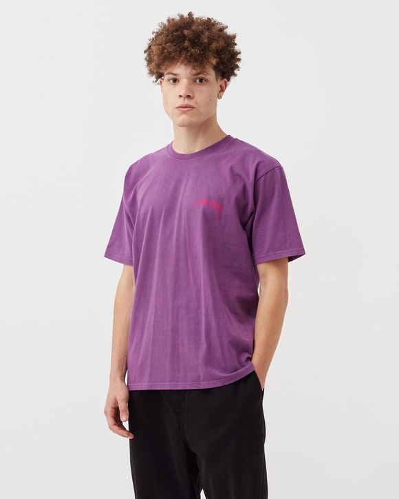 Stussy Sphinx Pig. Dyed Tee Purple | BSTN Store