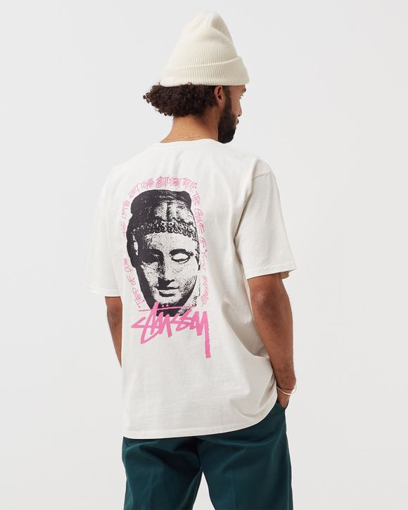 Stussy Young Moderens Pig. Dyed Tee White - natural