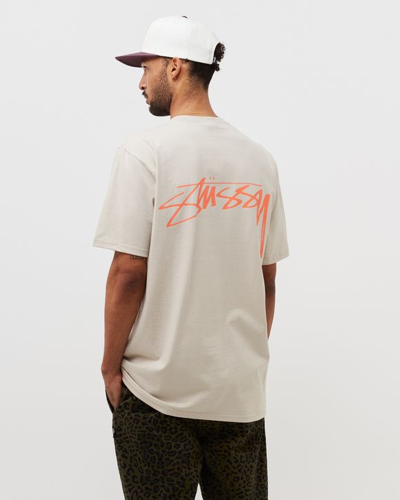 Stussy Surf Stock Tee Grey - SMOKE