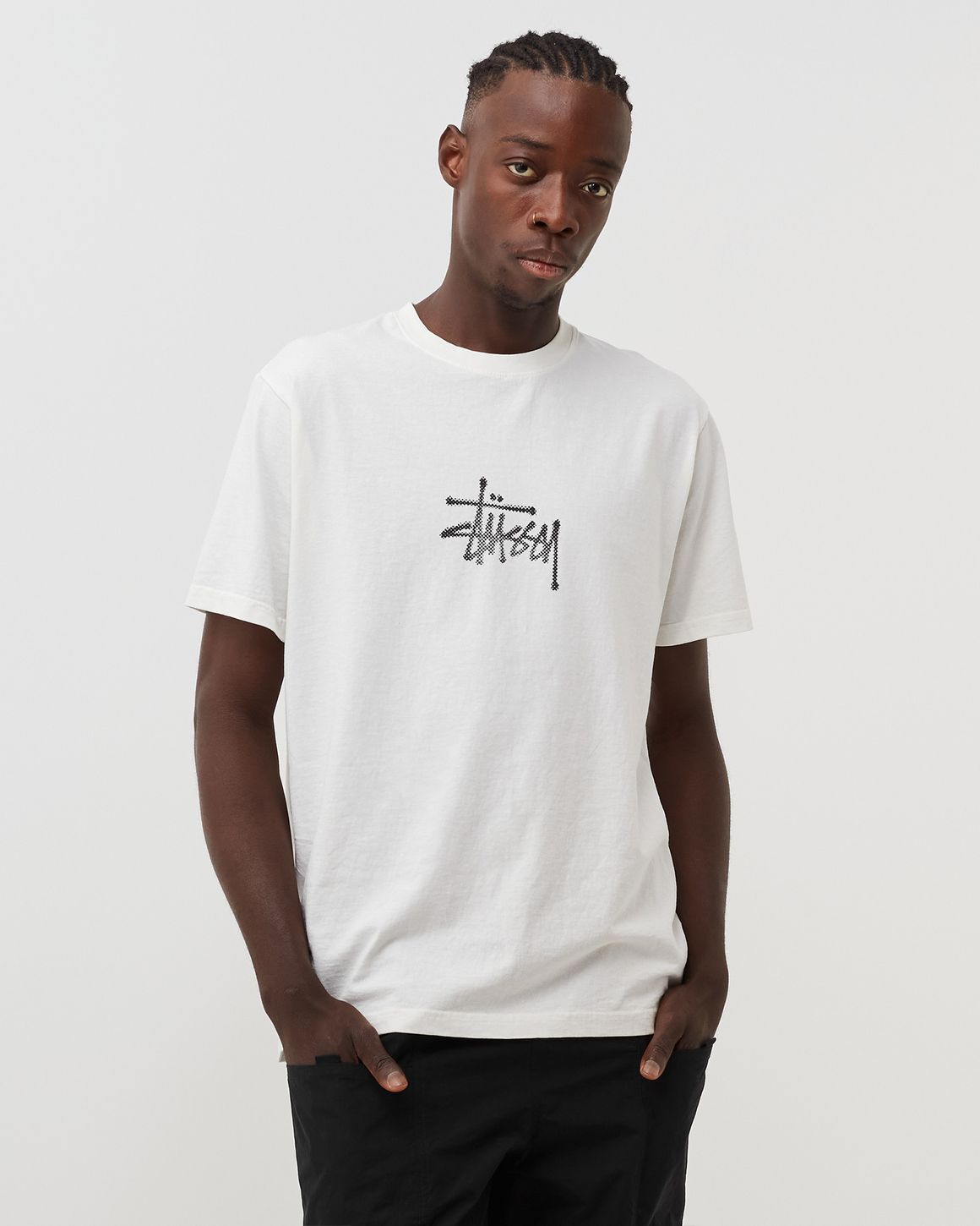 ★人気★【STUSSY】★SURF TOMB PIGMENT DYED Tシャツ★ Buy Stussy Surf Tomb Pigment Dyed Tee 'Black' - 1904805 BLAC