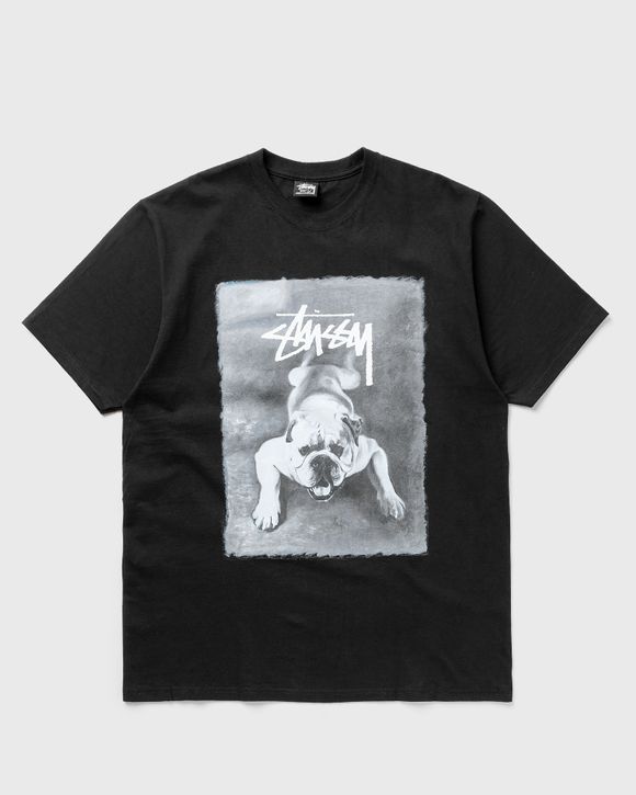 Stussy Bulldog Tee Black - BLACK