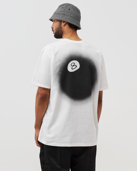 Stussy 8 Ball Fade Tee White - WHITE