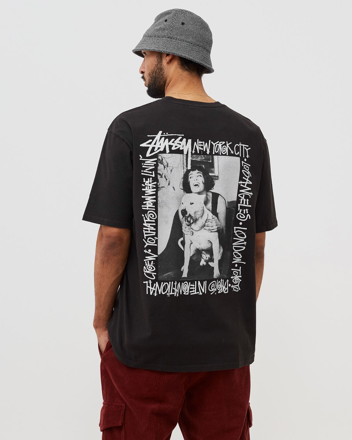 Stussy How We'Re Livin' Pig. Dyed Tee Black | BSTN Store