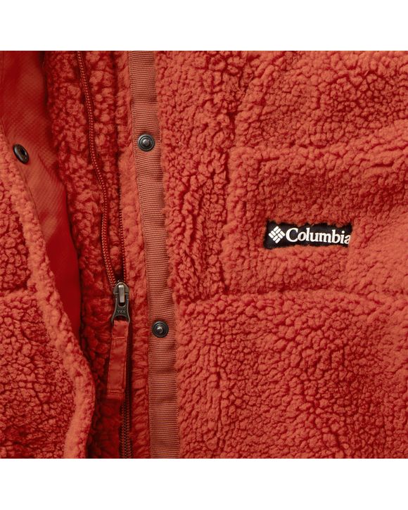 Columbia WMNS Columbia Lodge Baffled Sherpa Fleece Brown