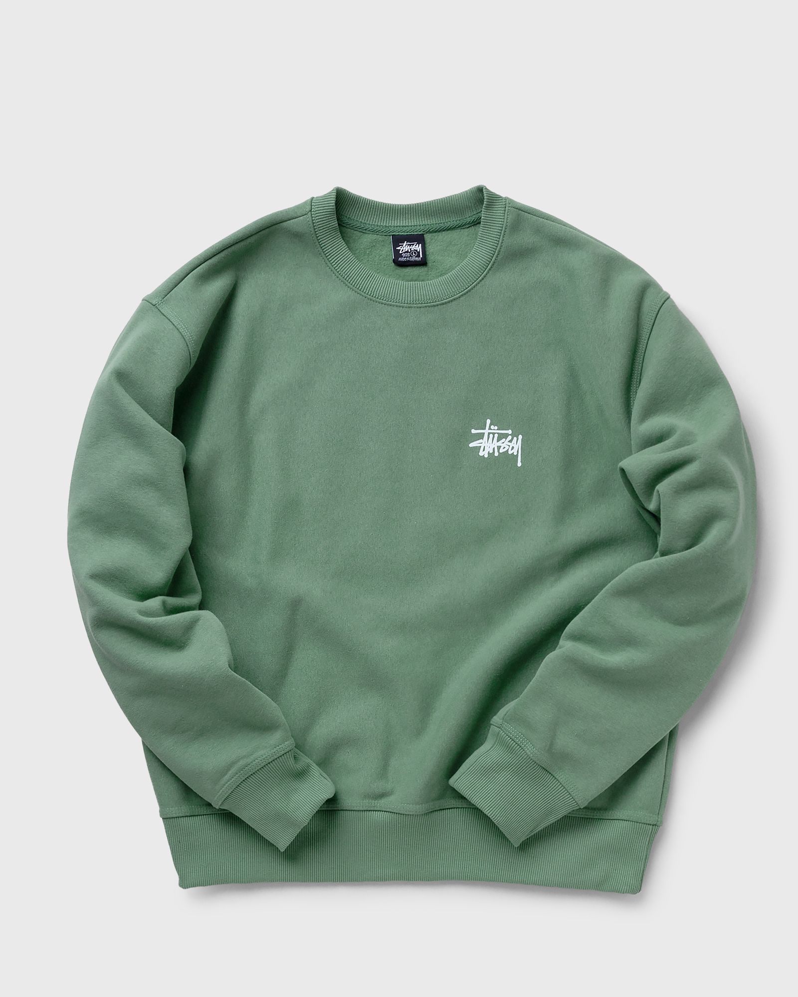Stussy Basic Stussy Crew Green | BSTN Store