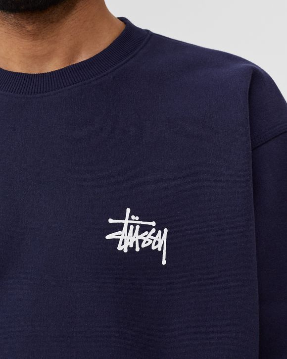 Stussy Basic Stussy Crew Blue - NAVY