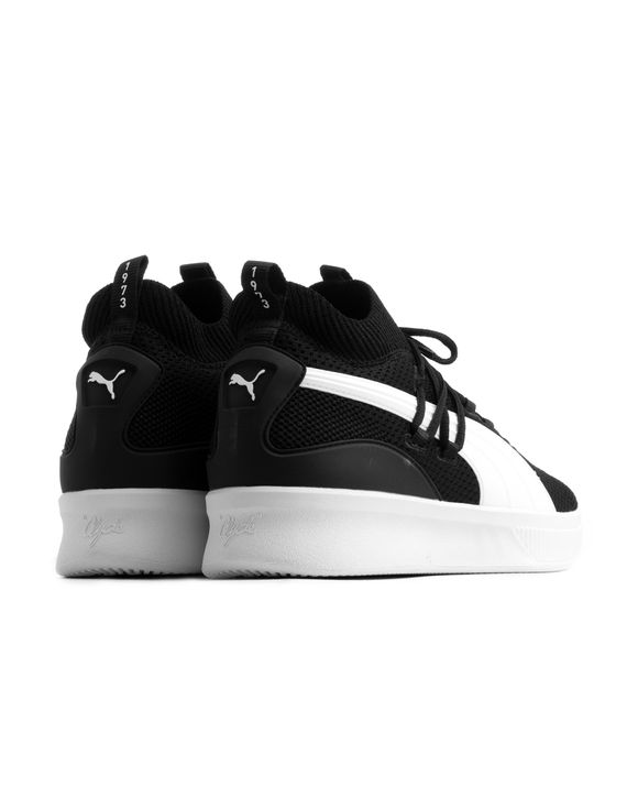 Puma clyde court black cheap and white