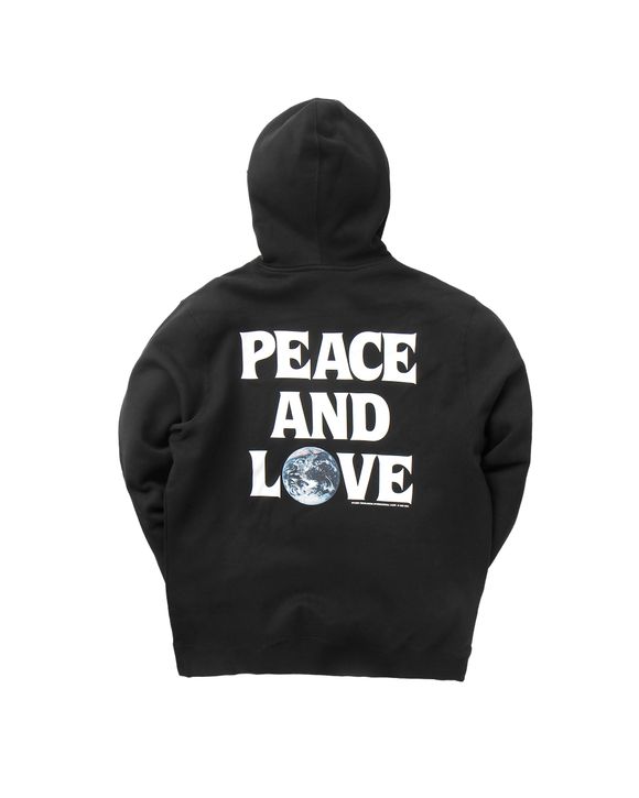 Stussy love discount and peace hoodie