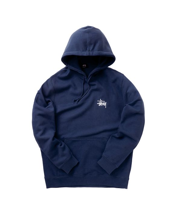 Stussy Basic Hoodie in Blue for Men