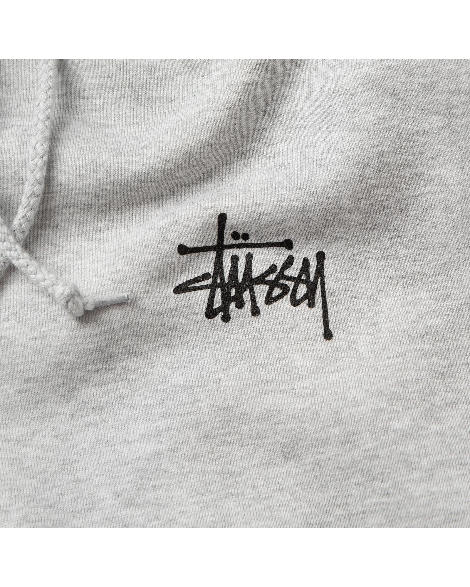 Stussy BASIC STUSSY HOODIE Grey | BSTN Store