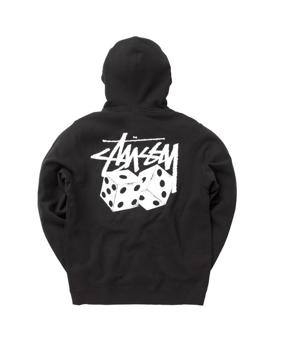 Stussy PAIR OF DICE HOODIE Black - black