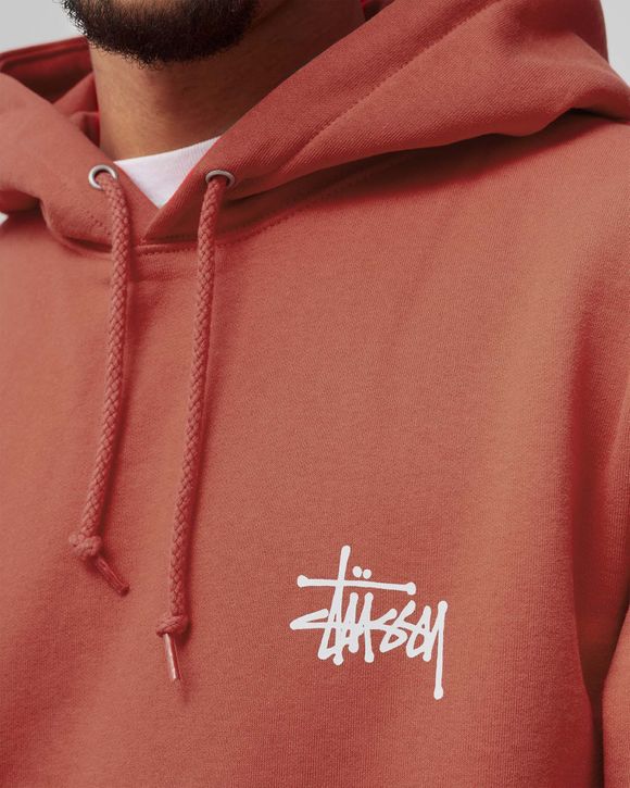 Stussy salmon hot sale hoodie